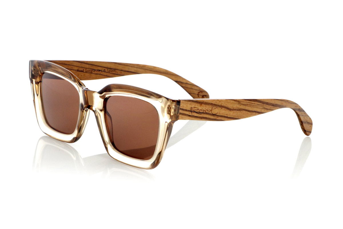 Wood eyewear of Zebrano modelo ZAHIR Wholesale & Retail | Root Sunglasses® 