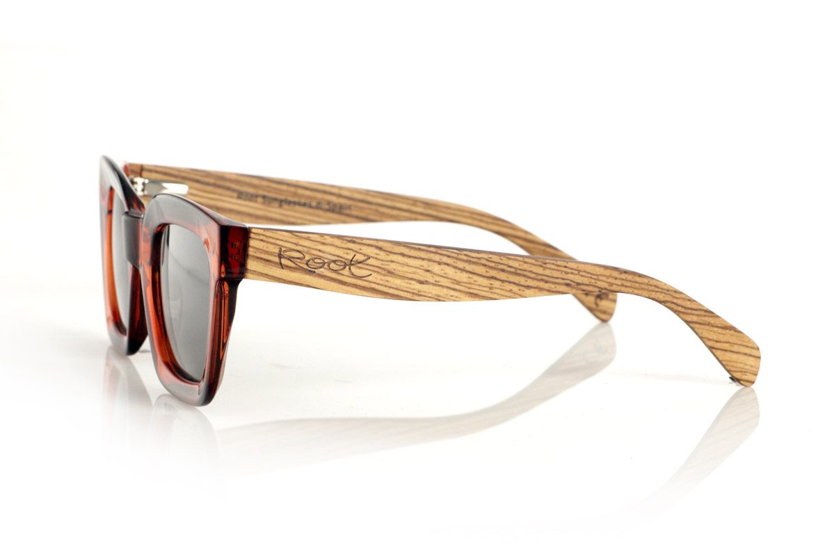 Wood eyewear of Zebrano modelo AUBUR Wholesale & Retail | Root Sunglasses® 