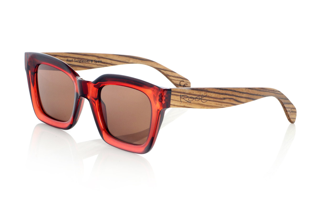 Wood eyewear of Zebrano modelo AUBUR Wholesale & Retail | Root Sunglasses® 