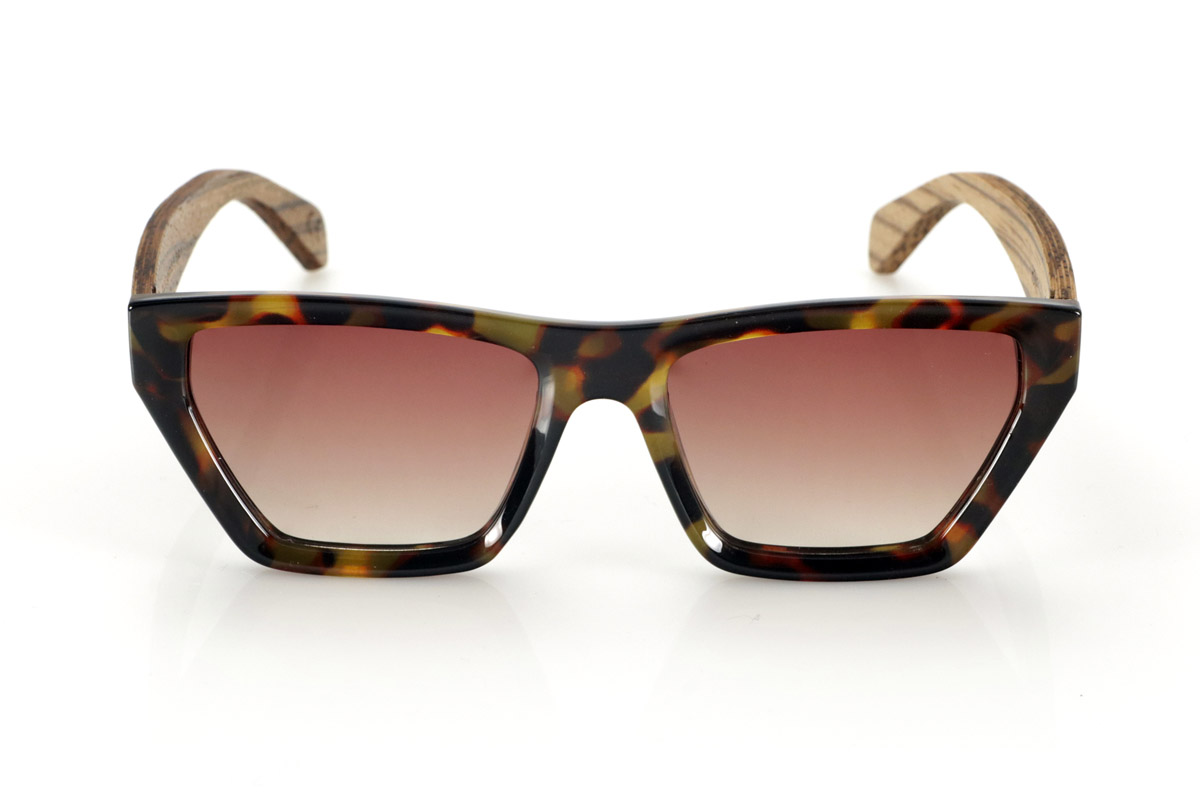 Wood eyewear of Zebrano modelo HOENY Wholesale & Retail | Root Sunglasses® 