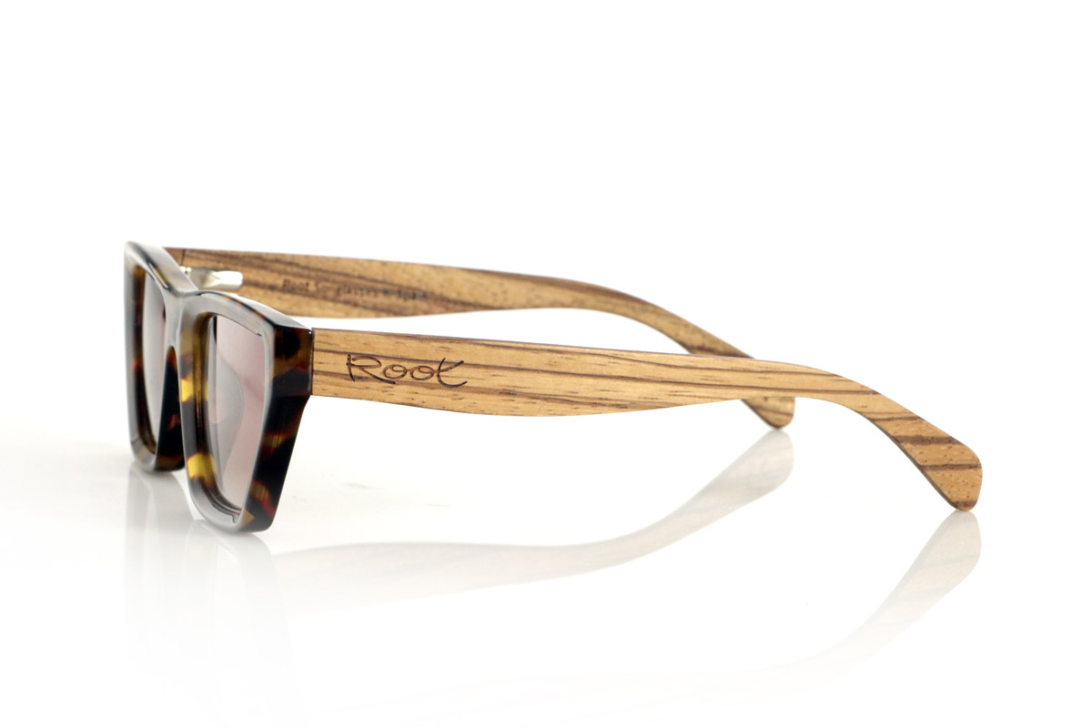 Wood eyewear of Zebrano modelo HOENY Wholesale & Retail | Root Sunglasses® 